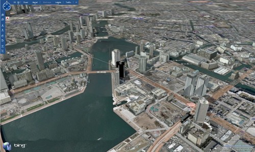 Bing地图推出3D场景 提高第三方支持