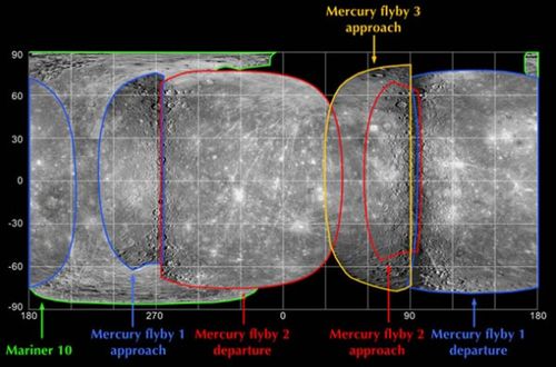 美“信使”号探测器绘制出98%水星表面地形图