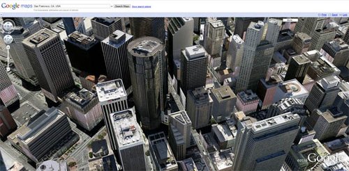 谷歌地图提供3D图像服务 Bing地图也将抢占该市场