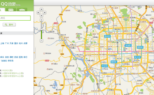 QQ地图测试版昨日上线 搜搜地图暂无更新
