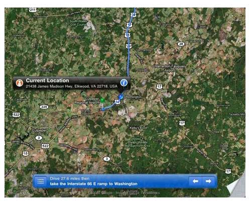 iOS4.3无线热点可为iPad2提供GPS导航信息