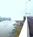 GPS定位胶州湾大桥靠岸海域排污口