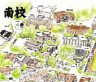 湖南工科男手绘高校地图 建工作室开发主题产品