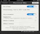 iPhone 3GS或将缺少Reminders地理位置提醒功