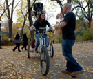 Google街景小三轮车采集纽约中央公园“街景”