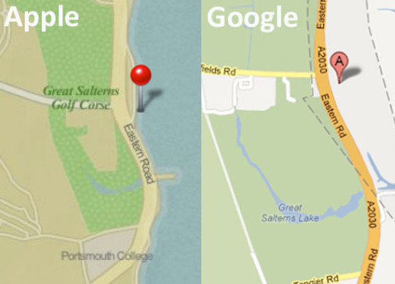 Google再受重击 苹果iOS版iPhoto弃用谷歌地图