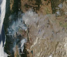 每日卫星照：美国西部四州野火火灾肆虐