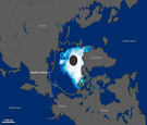 每日卫星照：今夏北极海冰面积创新低