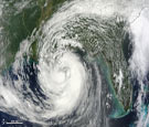 每日卫星照：美国墨西哥湾艾萨克飓风