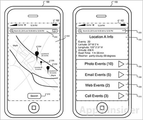 苹果获全新日志系统地图标签专利技术