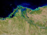 每日卫星照：澳大利亚德格雷河洪水