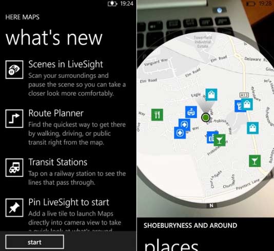 诺基亚HERE地图更新 新增LiveSight增强现实功能