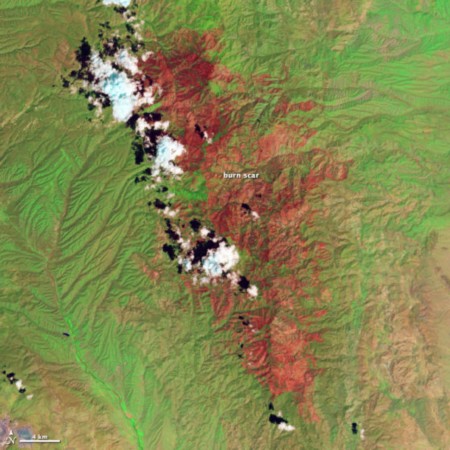 NASA每日卫星照：美国加州重大火灾影响