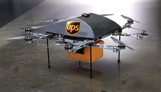 传UPS也要用无人机送快递
