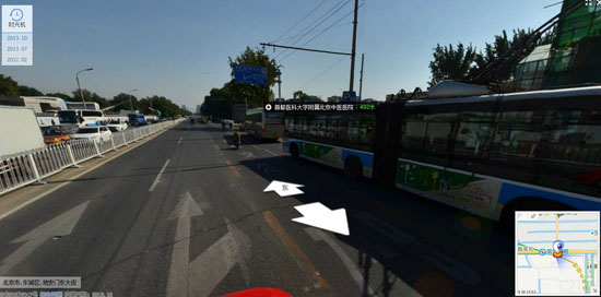 腾讯街景今年2月推出“时光机” 早于Google