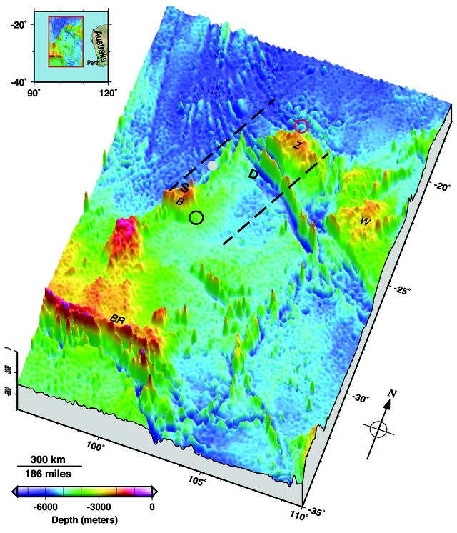 MH370搜寻新线索：顶尖海底测绘专家制作搜寻区域海底地形图