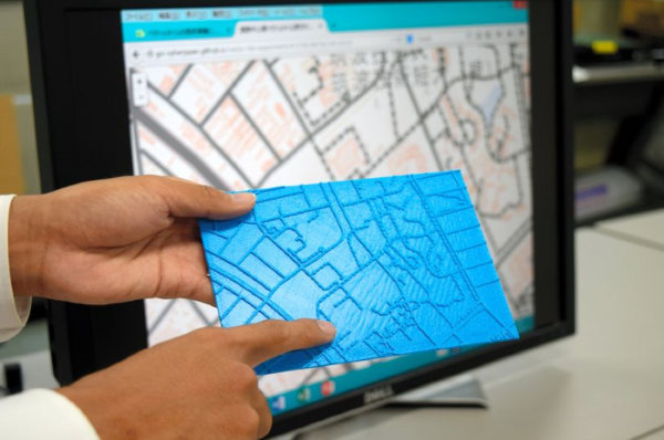如此贴心!日本开发为盲人3D打印地图软件