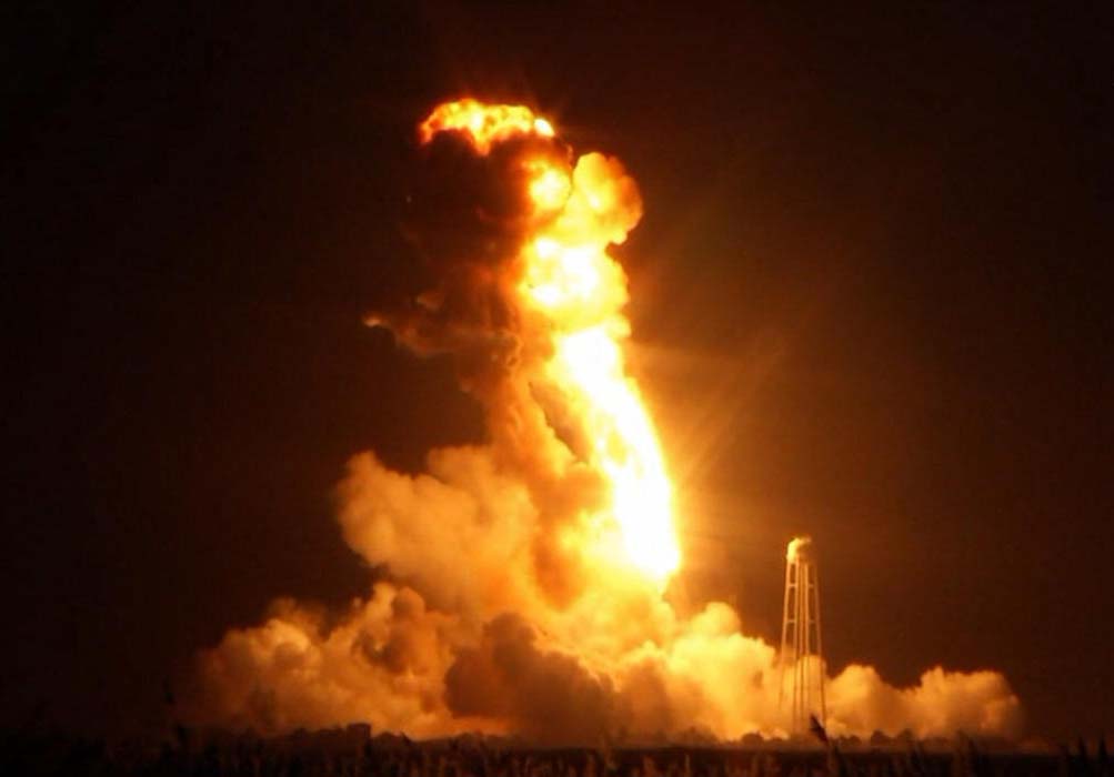 安塔瑞斯号火箭升空六秒后爆炸