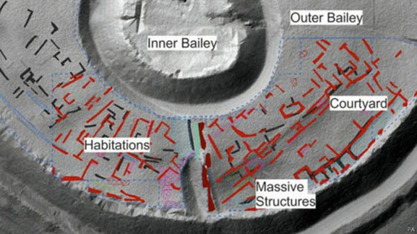 科学家用地磁测量等技术 绘制英国地下古堡