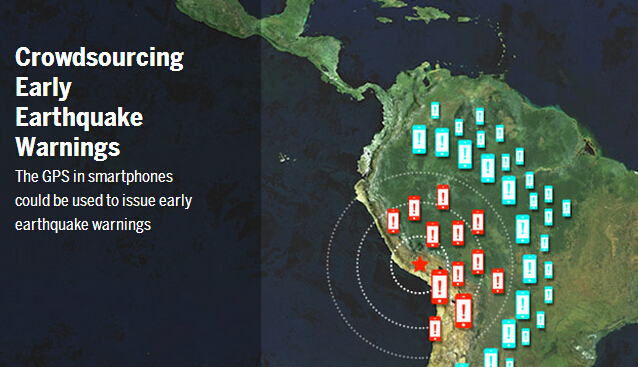 美国科学杂志：智能手机GPS众包，可提前几秒知道地震