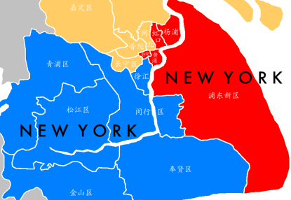 用地图说事：上海市人口为纽约人口近3倍
