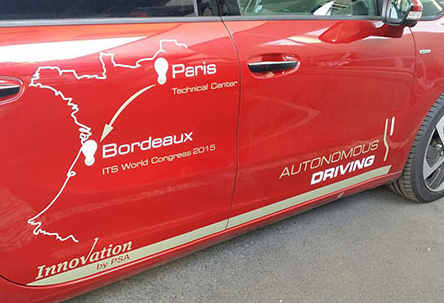 标致雪铁龙自动驾驶汽车：巴黎开到波尔多，成功完成580km行程