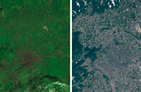 雾霾、暴风雪、洪水、干旱……卫星影像细数地球上消失的绿色