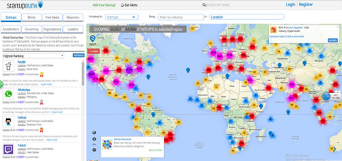 创客们看过来，这款地图能帮你找到全球创业团体的位置