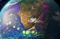 NASA将地球涂成了魔幻星球：还可用于监测气候变化和全球生态系统