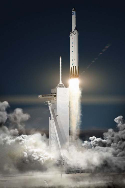 2018年 SpaceX将发射新型“无人驾驶”龙飞船“龙2”(Dragon 2)前往火星