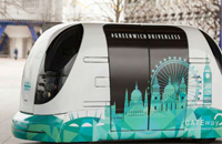 伦敦即将公测无人驾驶胶囊汽车 自动驾驶接送乘客