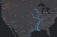 Esri结合NOAA数据，制作出水模型地图