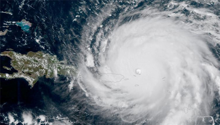 “艾尔玛”逼近美国 系10年以来大西洋最强飓风