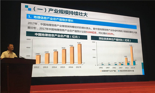 宋超智：2017年中国地信产业总产值将达5180亿