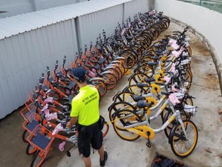 新加坡陆交局给共享脚踏车设“地理围栏”