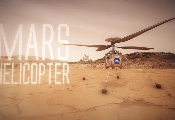 美国宇航局将在2021年放飞首架火星无人直升机