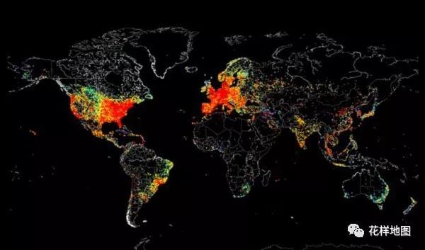 美国科学家绘制出全球网络覆盖图