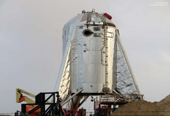 SpaceX星际飞船原型“Starhopper” 将进行低空飞行短暂测试