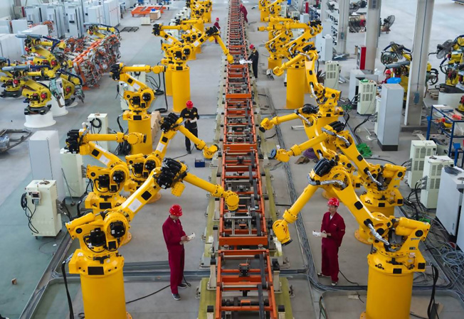 2万多工业机器人在安徽“上岗”
