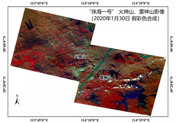 【欧比特】“珠海一号”卫星遥感监测武汉火神山医院、雷神山医院