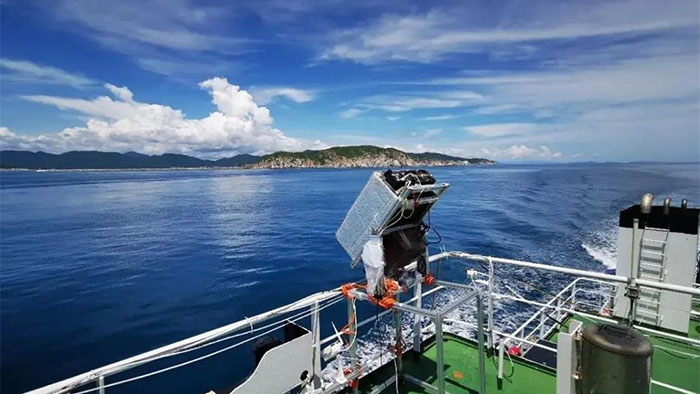 国内首台海洋高光谱分辨率激光雷达初次海试！