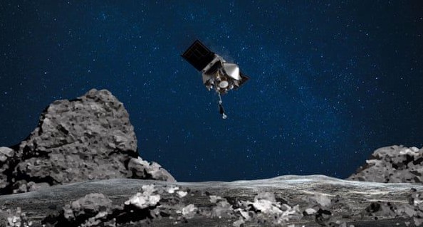 “亲吻”3亿多公里外的小行星数秒，美航天器成功采集碎石样本