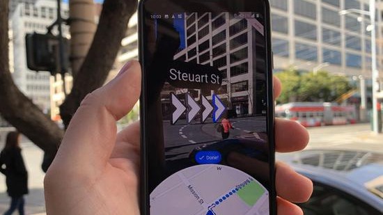 谷歌在地图应用里加入升级版实景AR导航