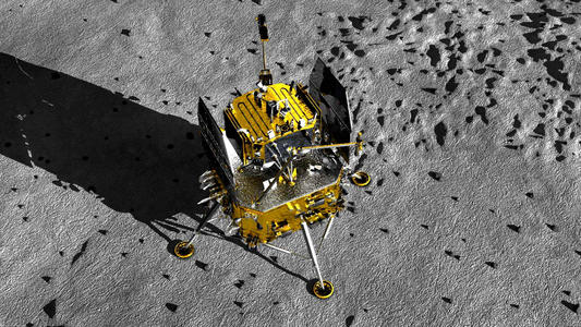 嫦娥五号成功落月，传回着陆影像图