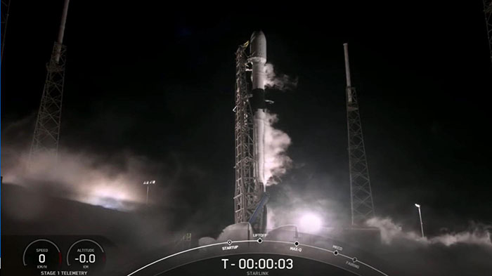 SpaceX再次送60颗星链卫星入轨 猎鹰9号一级火箭回收失败