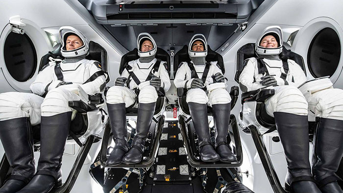 SpaceX将把四名宇航员送往国际空间站